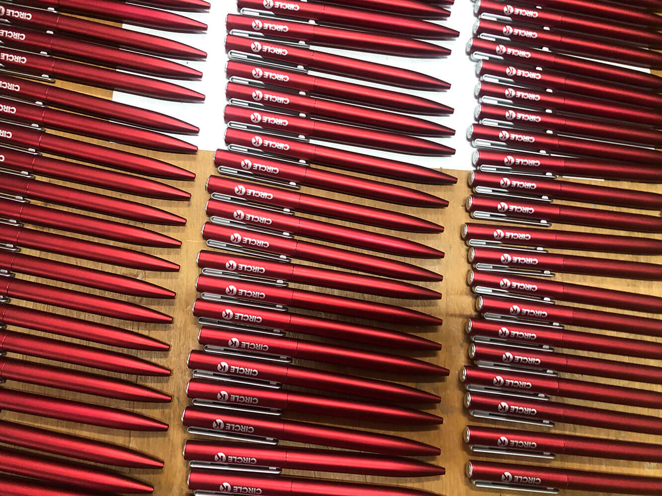 długopisy oznakowane tampondrukiem